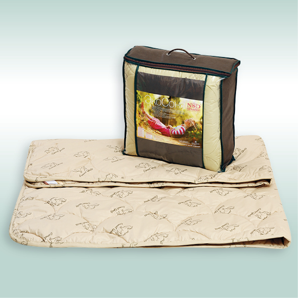 Одеяло Экосоня Верблюд (хлопкополиэфирная ткань,полиэфир+20% верблюжья шерсть,300 г/кв.м.) фото